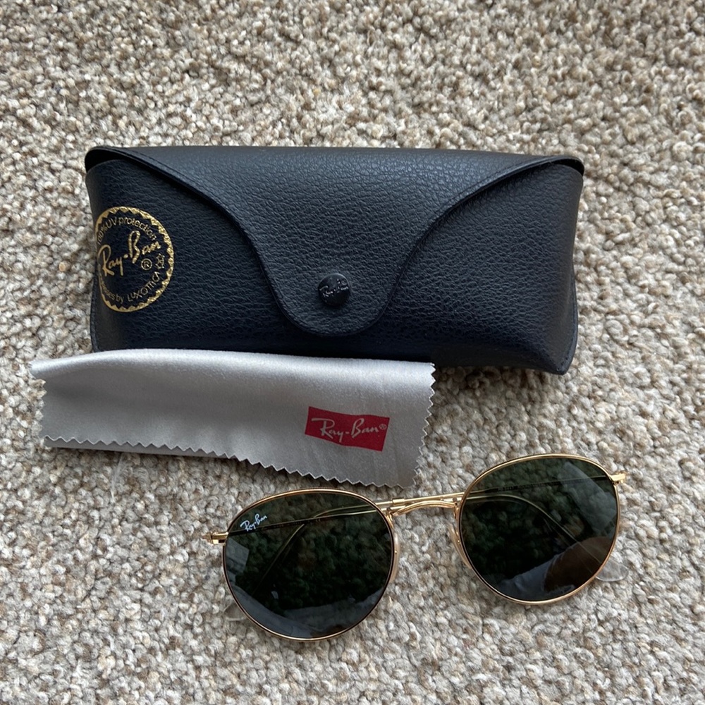 Ray Ban Round Metal Sunglasses RB3447